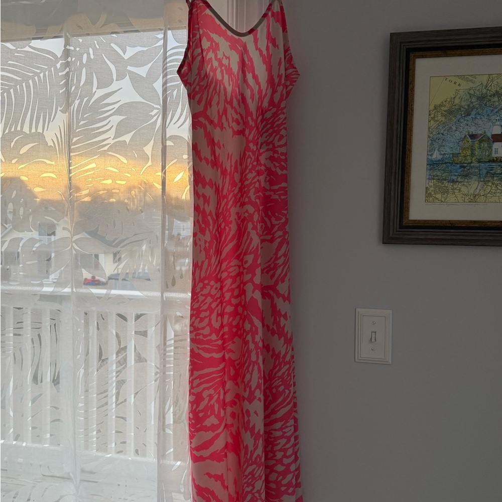 Pink Patterned Women's Dress